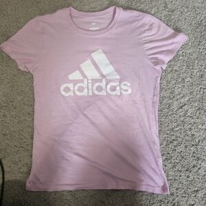 Adidas Light Pink Womens Golf Tee